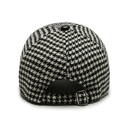 Houndstooth Vintage Cap