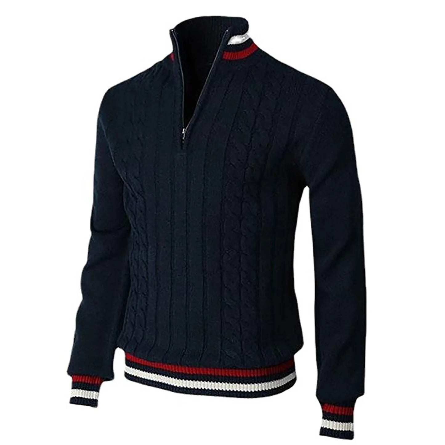 Kensington Zip Turtleneck Cardigan