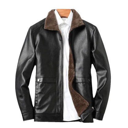 Harrison Wool-Lined Leather Jacket