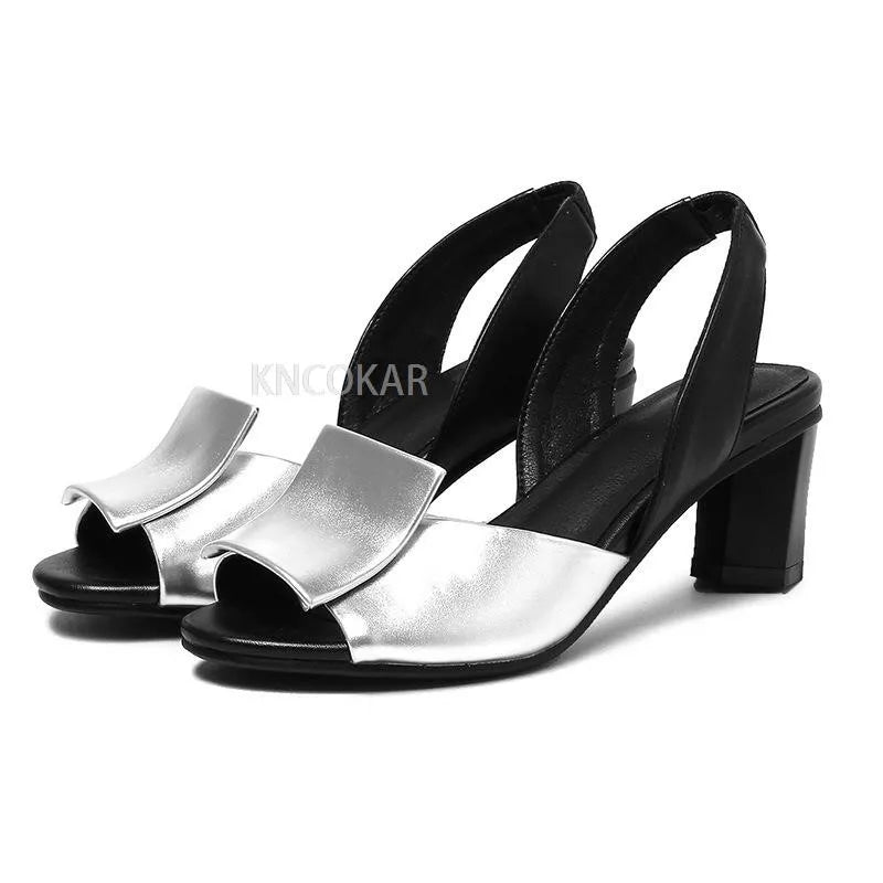 Elegance Heels Slingback Sandals