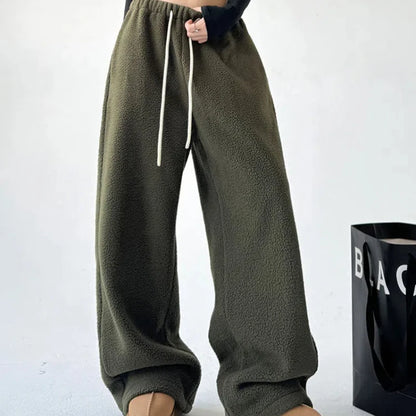 Cozy Patchwork Casual Pants