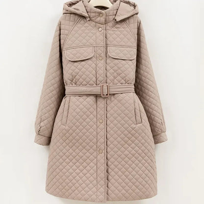 Milano Quilted Belted Coat