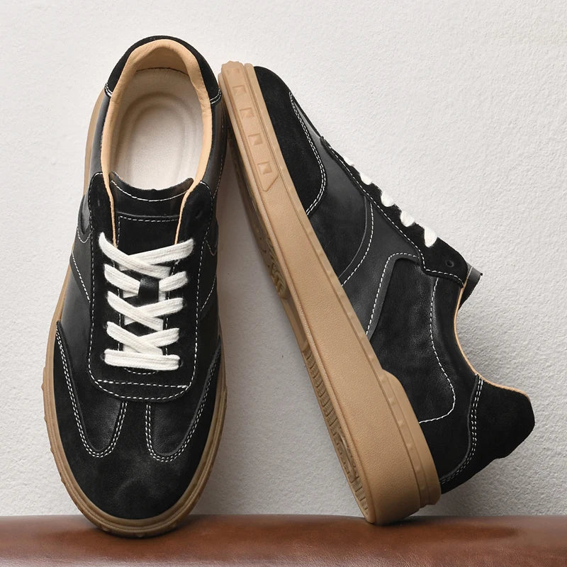 Suede Leather Casual Sneakers