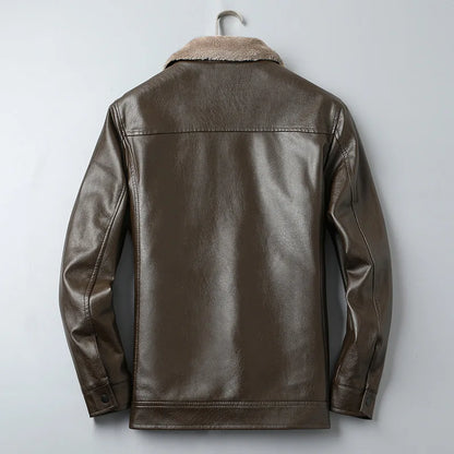 Harrison Wool-Lined Leather Jacket