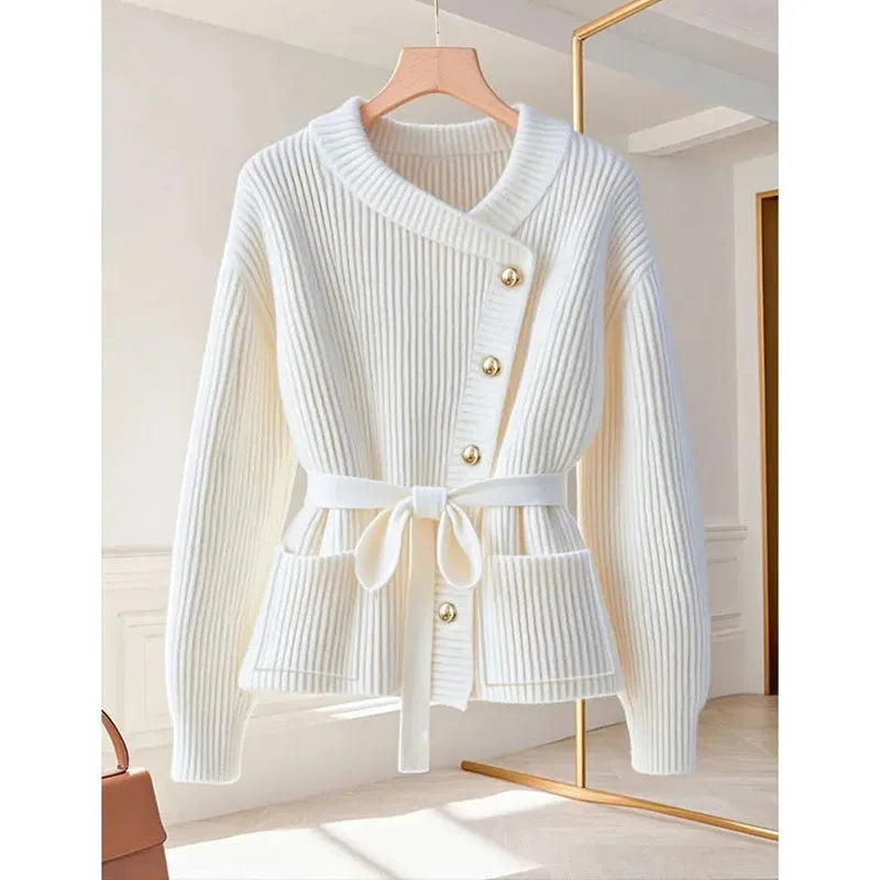 Verona Belted Knit Cardigan