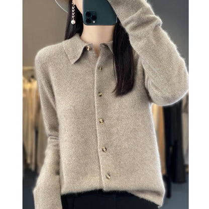 Vivian Merino Wool Cardigan