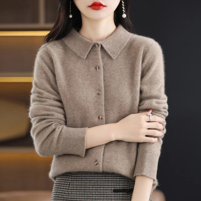 Vivian Merino Wool Cardigan