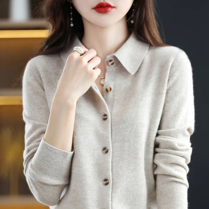 Vivian Merino Wool Cardigan