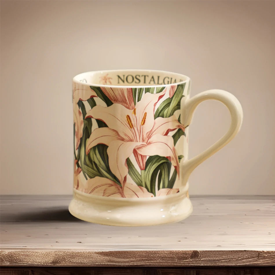 Floral Ceramic Coffee Mug