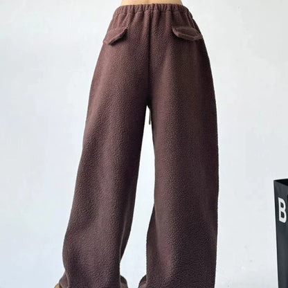 Cozy Patchwork Casual Pants