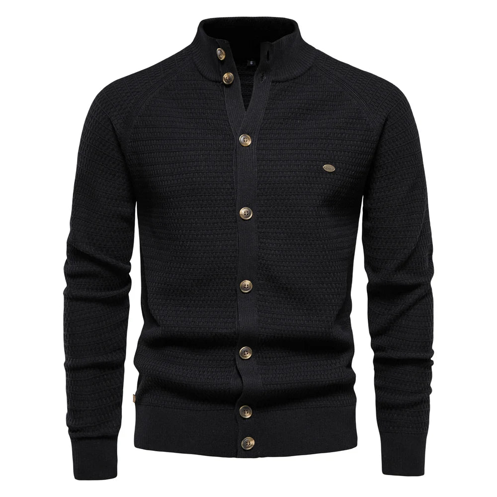 Men Cardigan Black