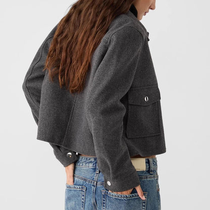 Cropped Wool Jacket