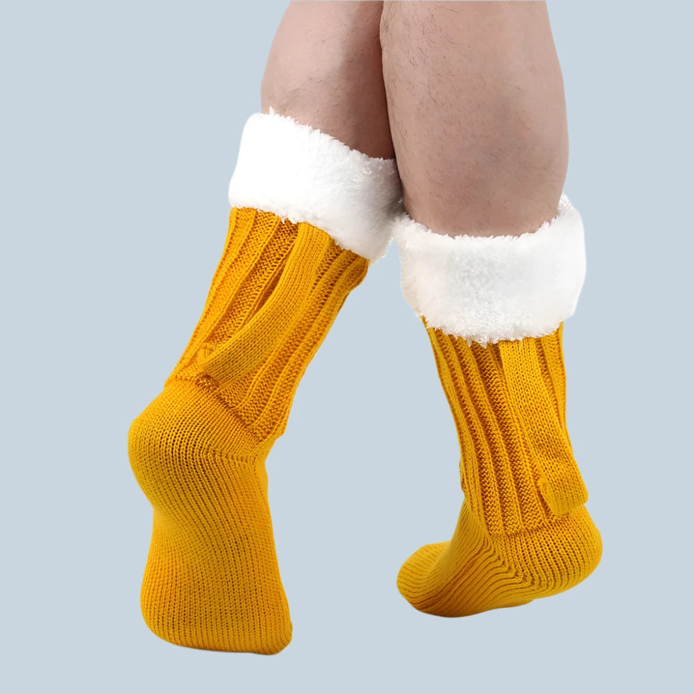 Frosted Mug Knit Socks