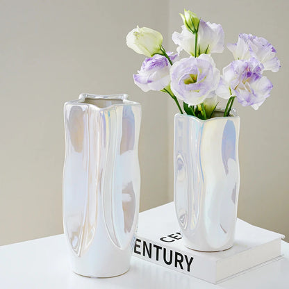 Irregular Porcelain Hydroponic Vase