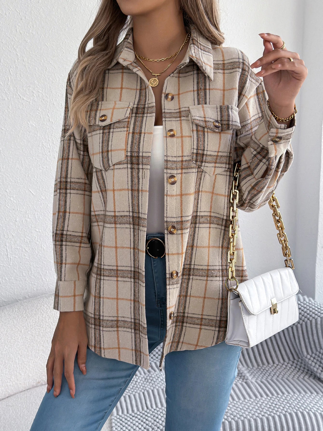 Kensington Plaid Wool Jacket