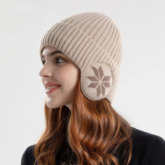 Alpine Snowflake Knit Hat