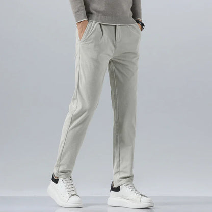 Donato Corduroy Dress Pants full gray