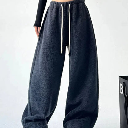 Cozy Patchwork Casual Pants