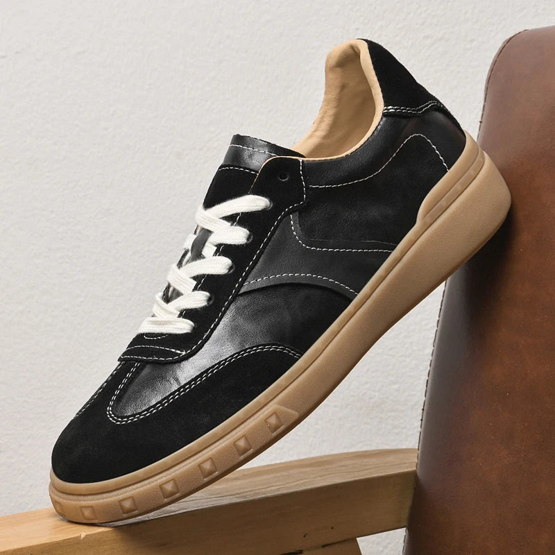 Suede Leather Casual Sneakers