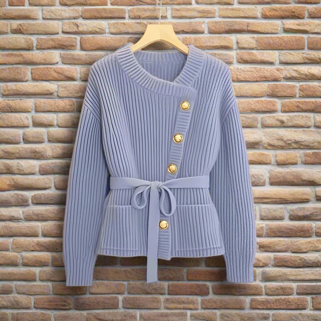 Verona Belted Knit Cardigan