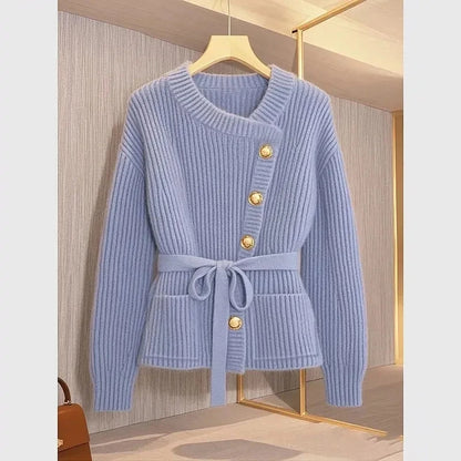 Verona Belted Knit Cardigan