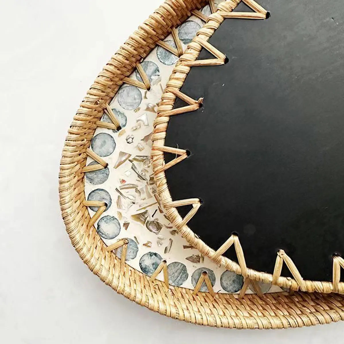 Bohemian Woven Shell Tray