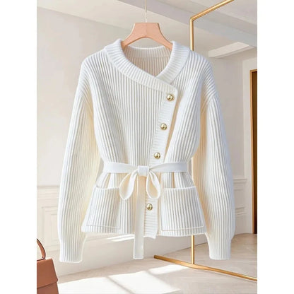 Verona Belted Knit Cardigan