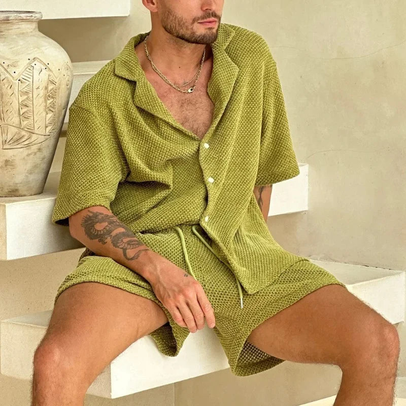 Beach Breeze Men's Knitted Set