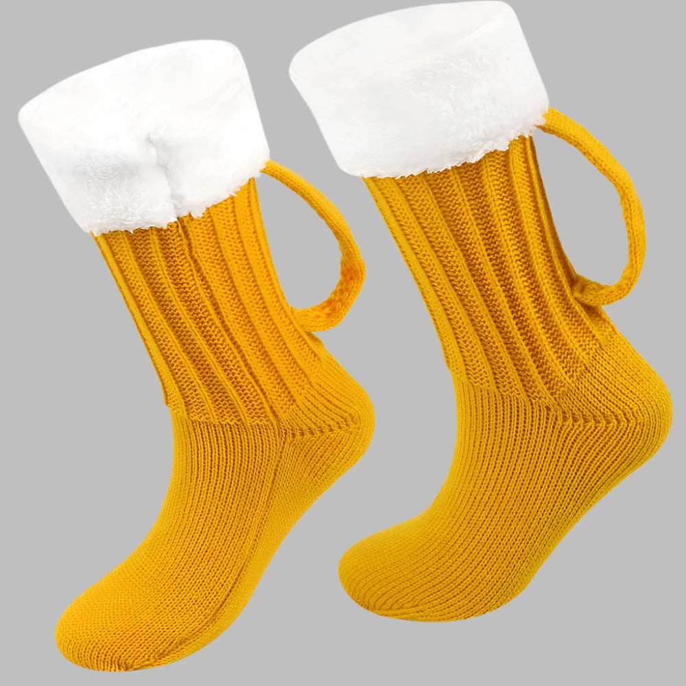 Frosted Mug Knit Socks