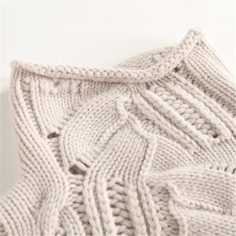 Marlowe Twist Turtleneck Sweater