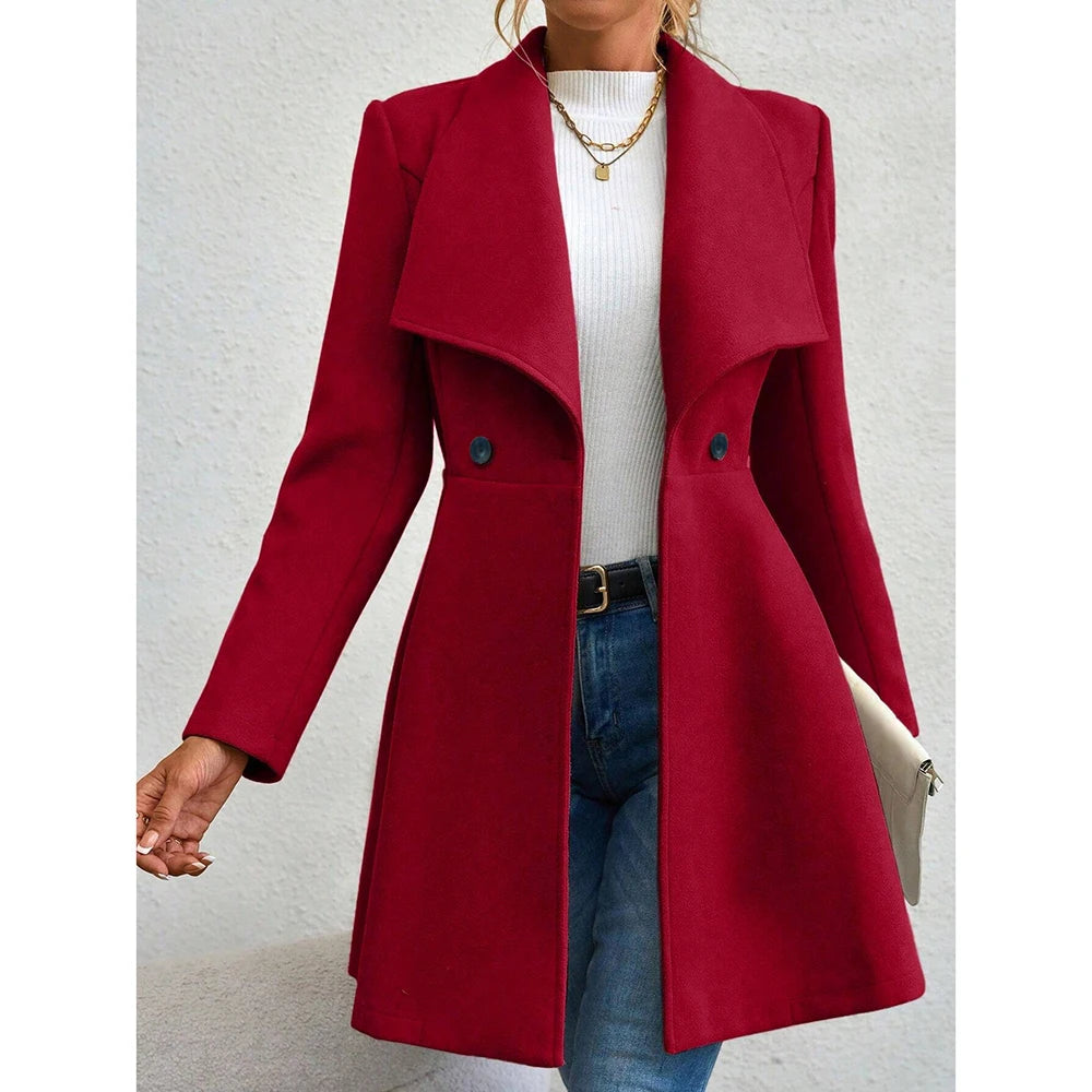 Mia Wool-Blend Coat