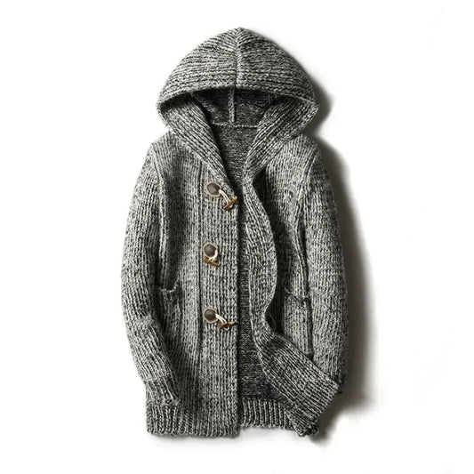 Preston hooded knit sweater