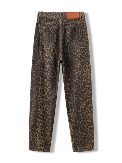 Mia Leopard Print Jeans