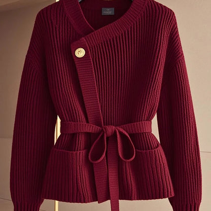 Verona Belted Knit Cardigan