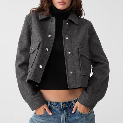 Cropped Wool Jacket