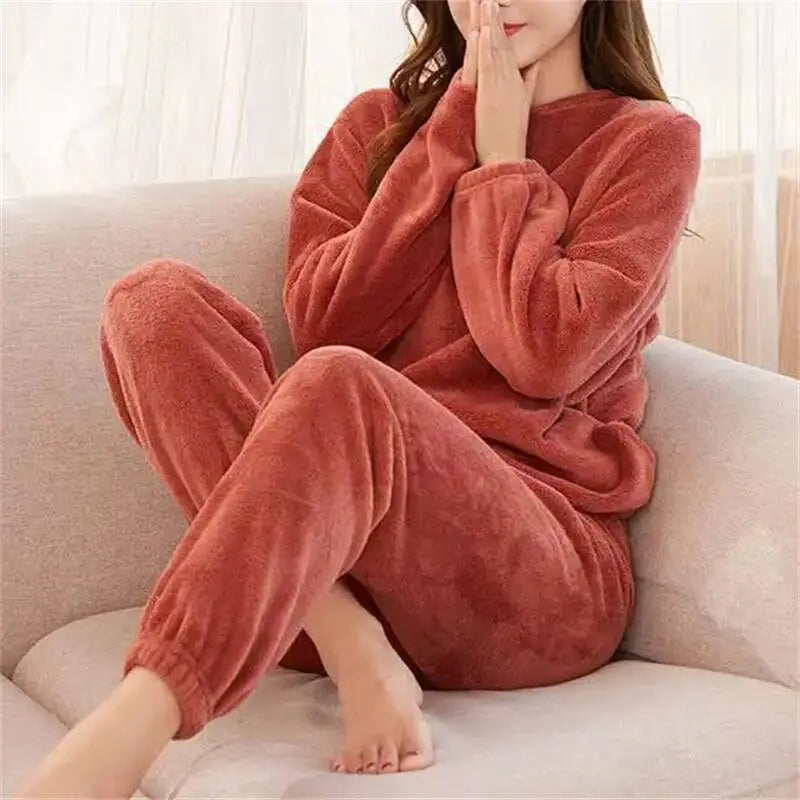 Velvet Fleece Pajama Set