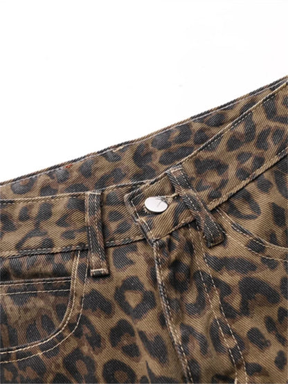 Mia Leopard Print Jeans