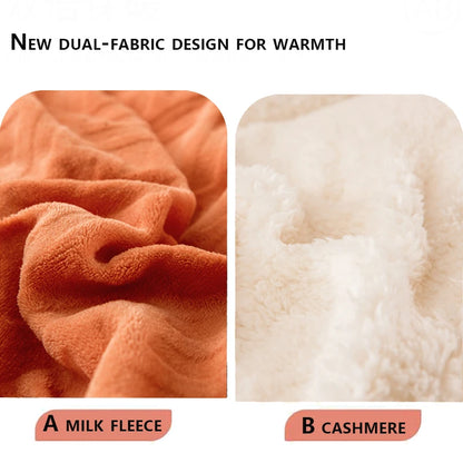 Solace Quilted Sherpa Blanket