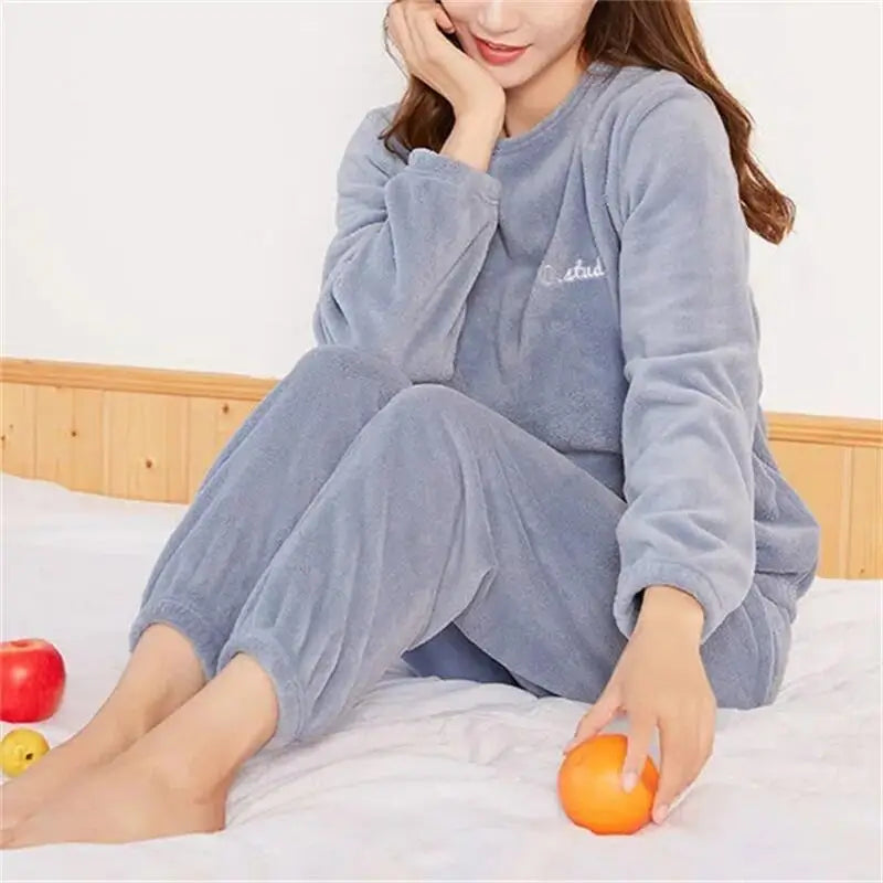 Velvet Fleece Pajama Set