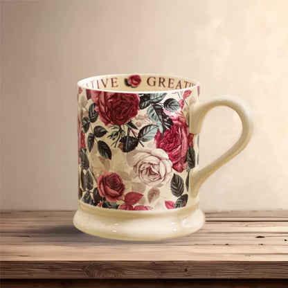 Floral Ceramic Coffee Mug