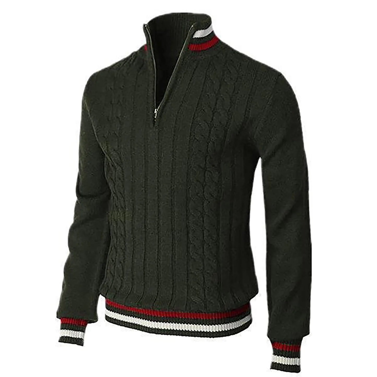 Kensington Zip Turtleneck Cardigan