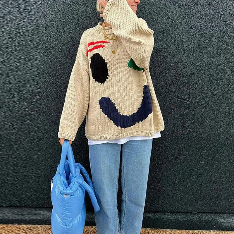 Luna Boho Smile Sweater