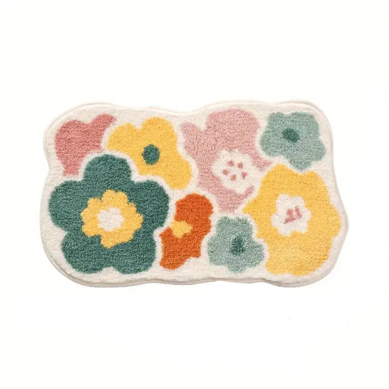 Bloom Absorbent Bathroom Mat