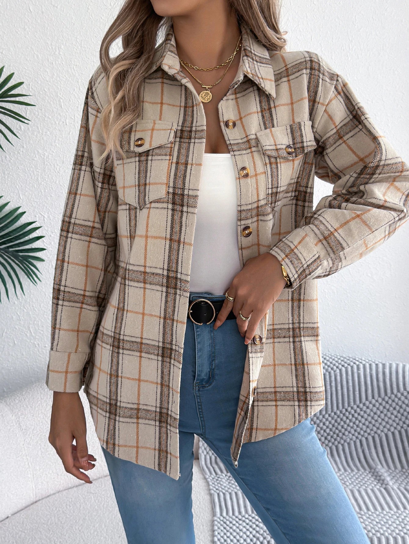 Kensington Plaid Wool Jacket