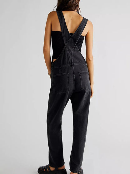 Vintage Denim Long Jumpsuit