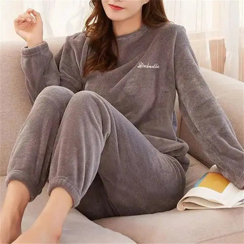 Velvet Fleece Pajama Set