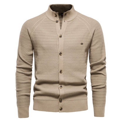 Men Cardigan Beige