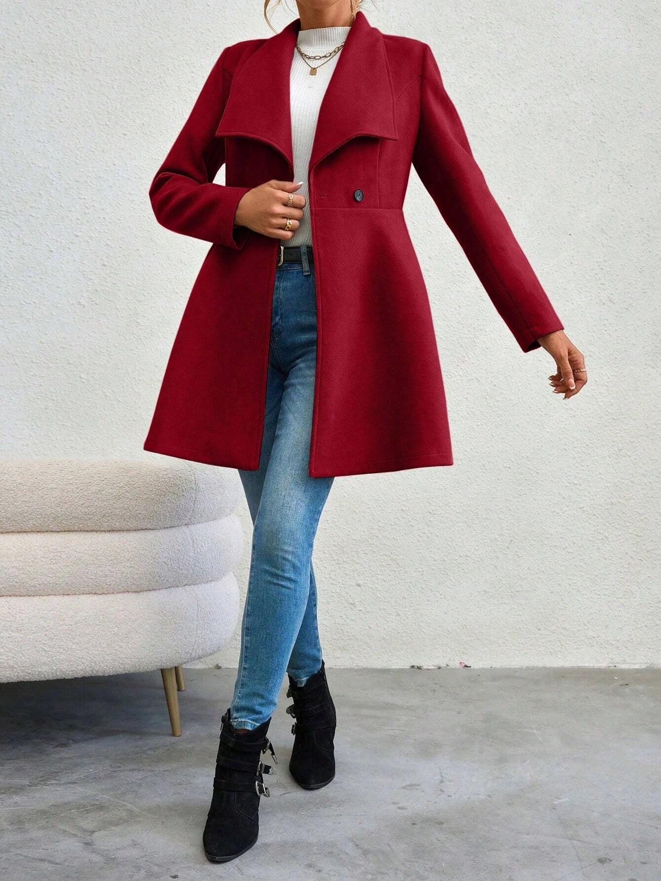 Mia Wool-Blend Coat