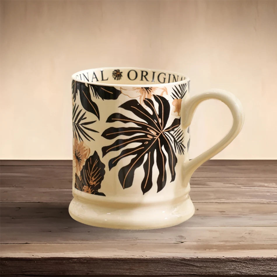 Floral Ceramic Coffee Mug