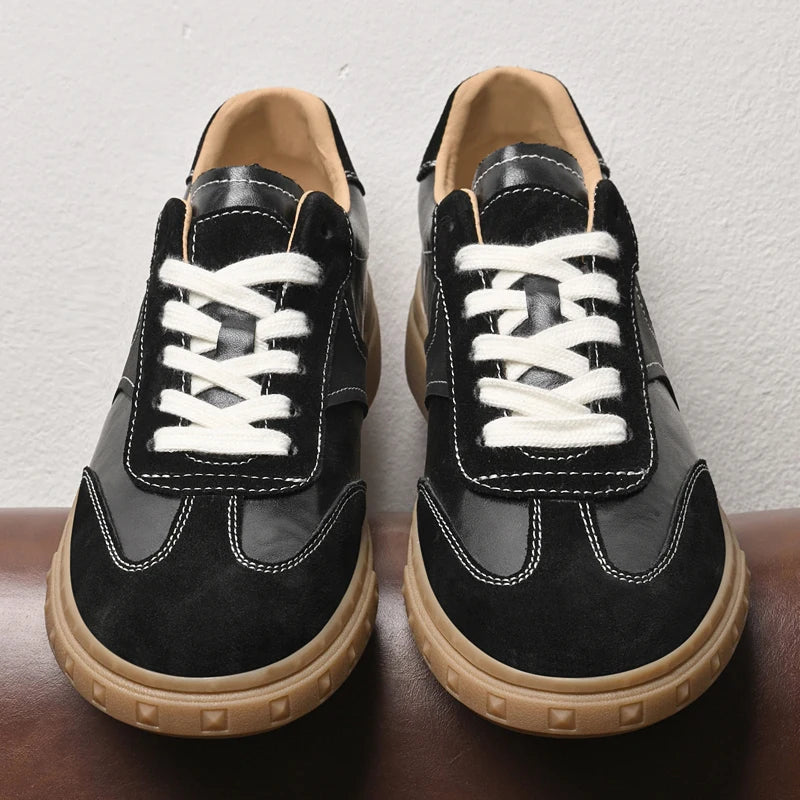 Suede Leather Casual Sneakers